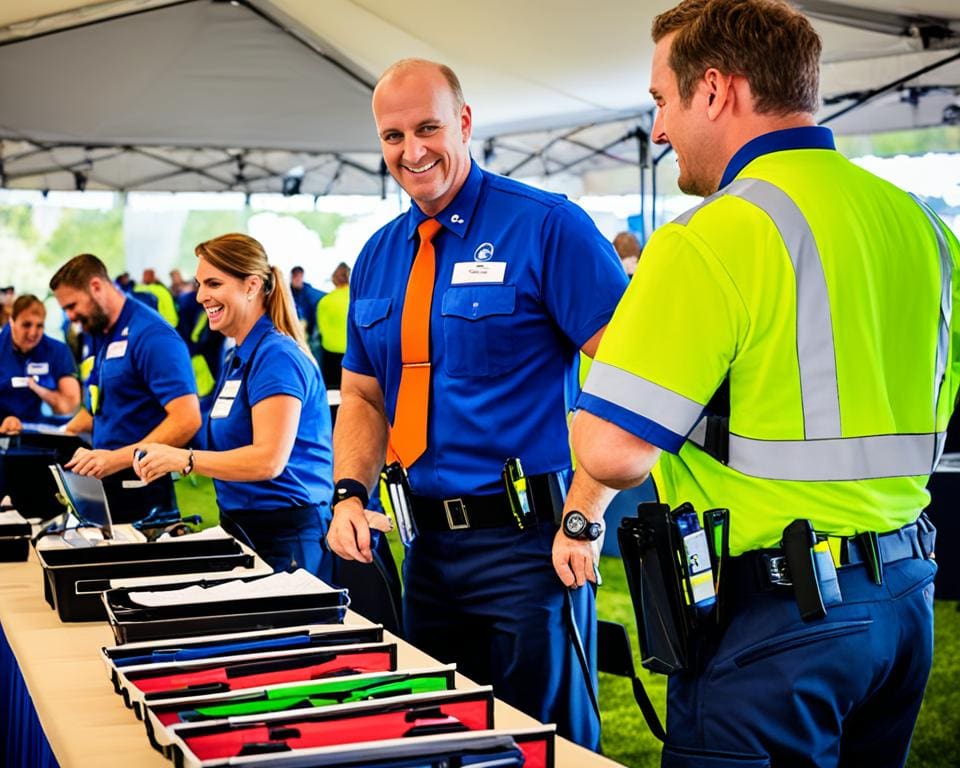 Evenementen personeel via uitzendbureau