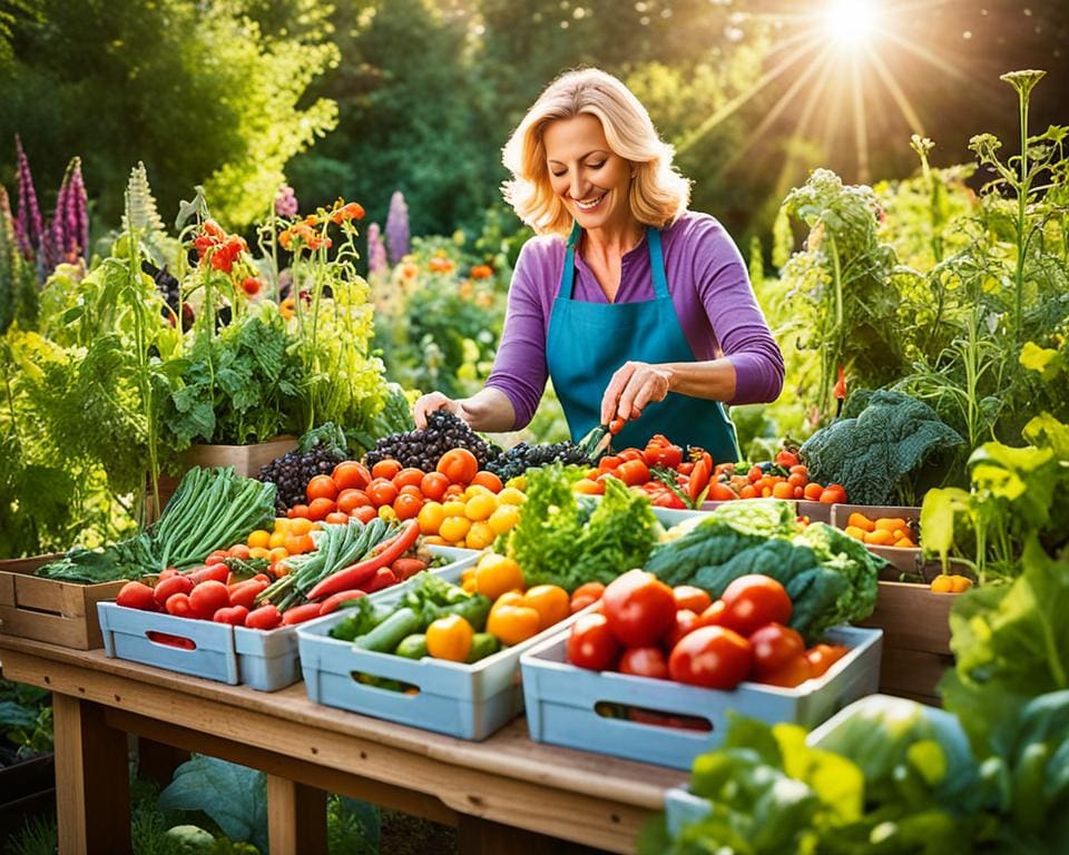 gezond eten uit eigen tuin