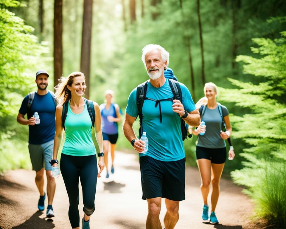 wandelen voor gezondheid