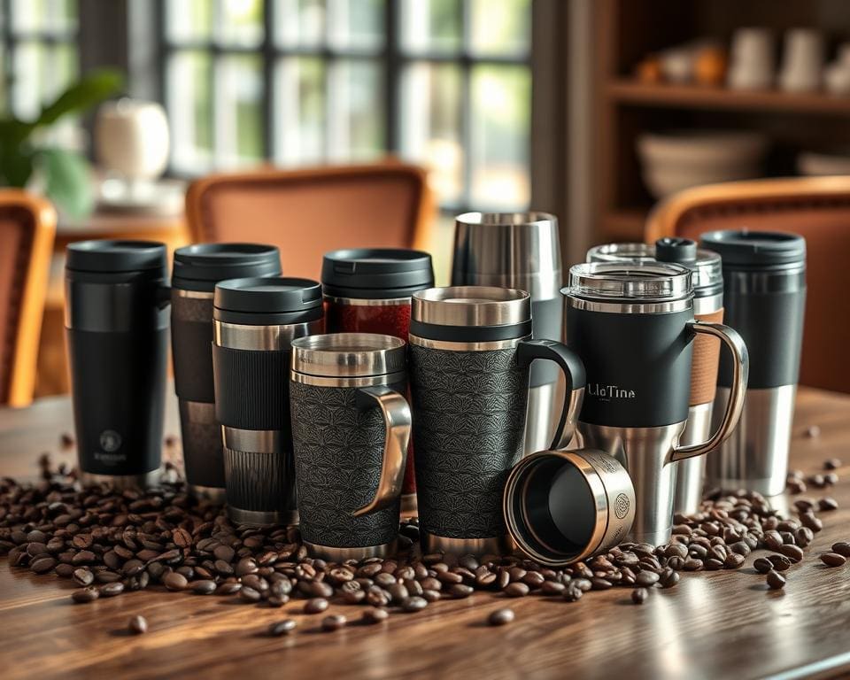 Luxe koffiebekers die perfect zijn voor onderweg