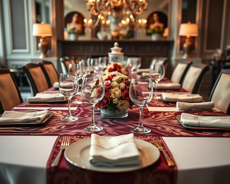 Luxe placemats voor een elegante tafelsetting