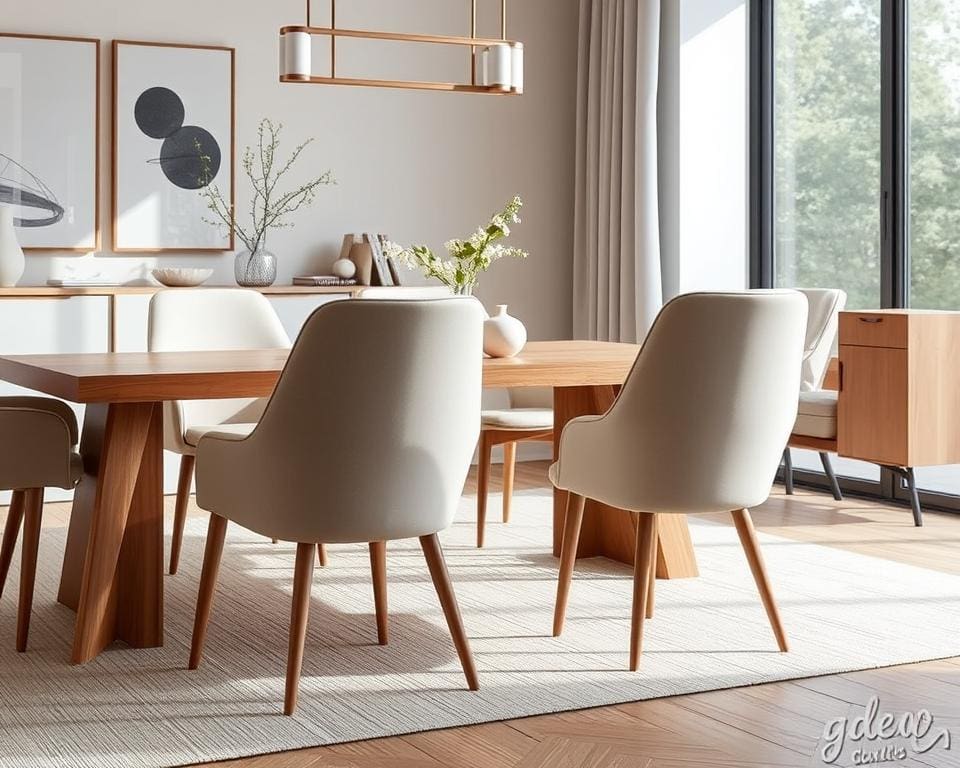 Moderne eetkamerstoelen voor optimaal comfort