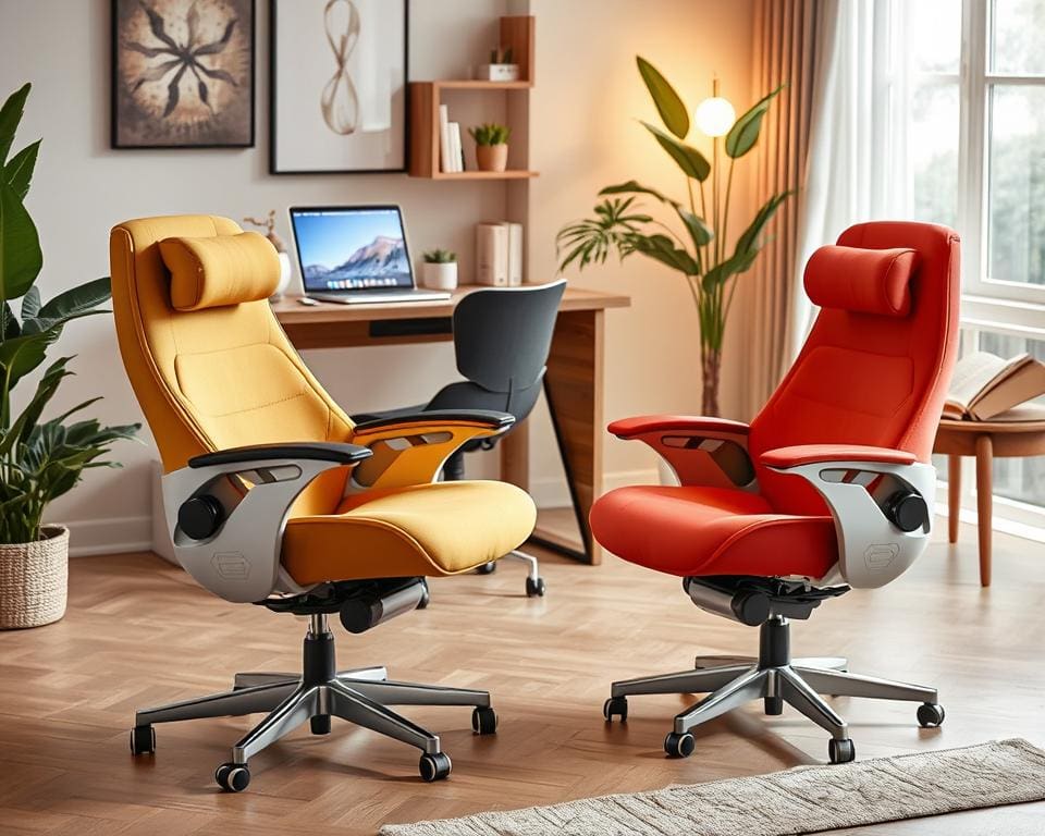 Moderne multifunctionele stoelen voor werk en ontspanning