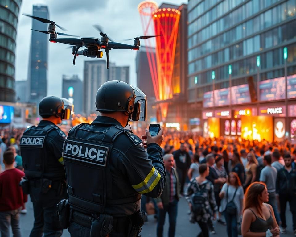 Politie en nieuwe technologieën voor crowd control bij grote evenementen