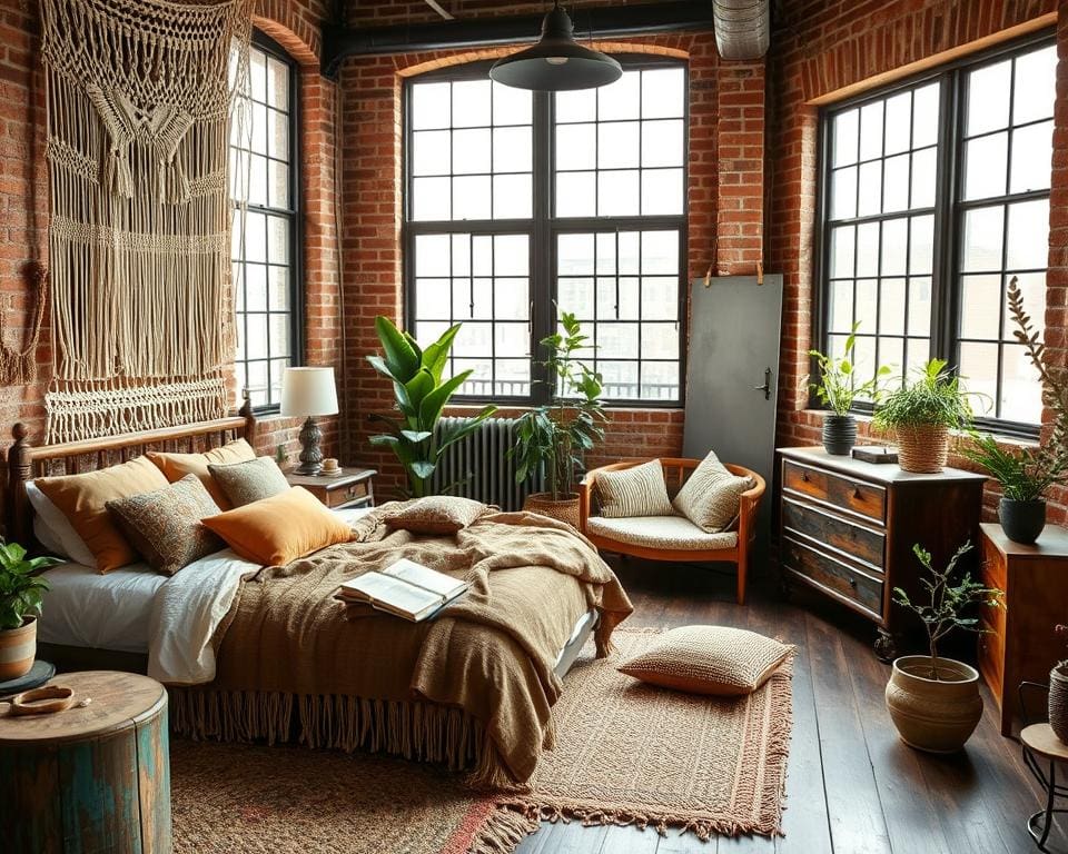 Slaapkamer trends: van boho chic tot industrieel