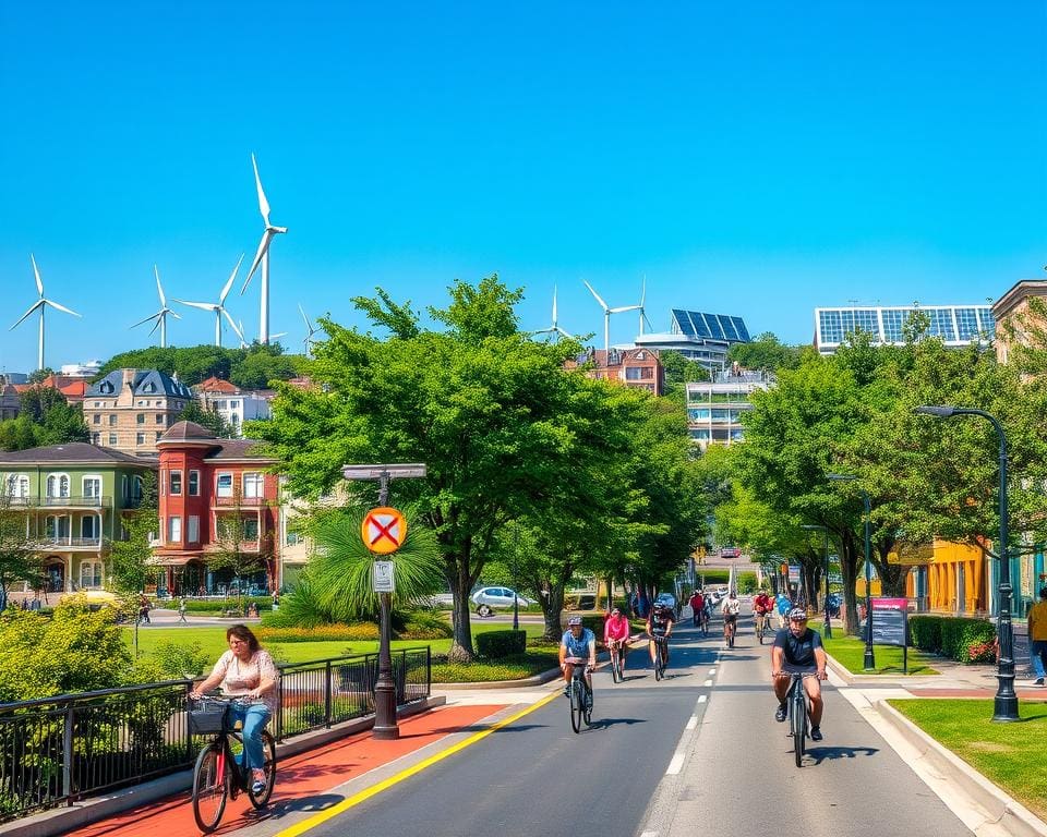 Voordelen van fietsen in de stad