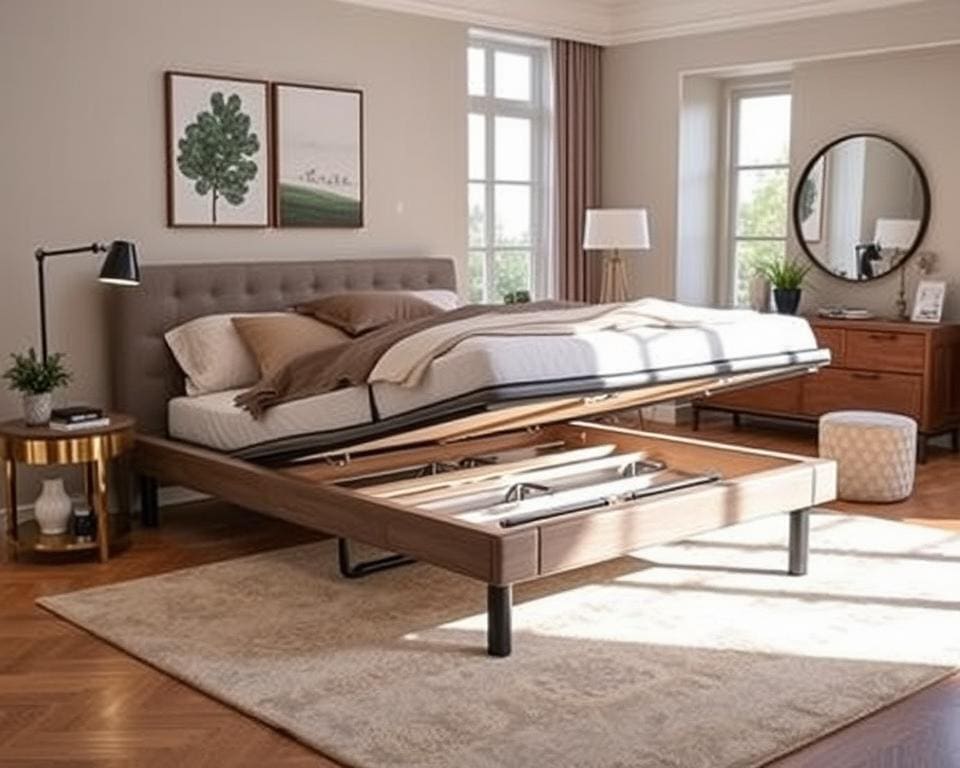 ergonomisch bedframe met verhoogd slaapcomfort