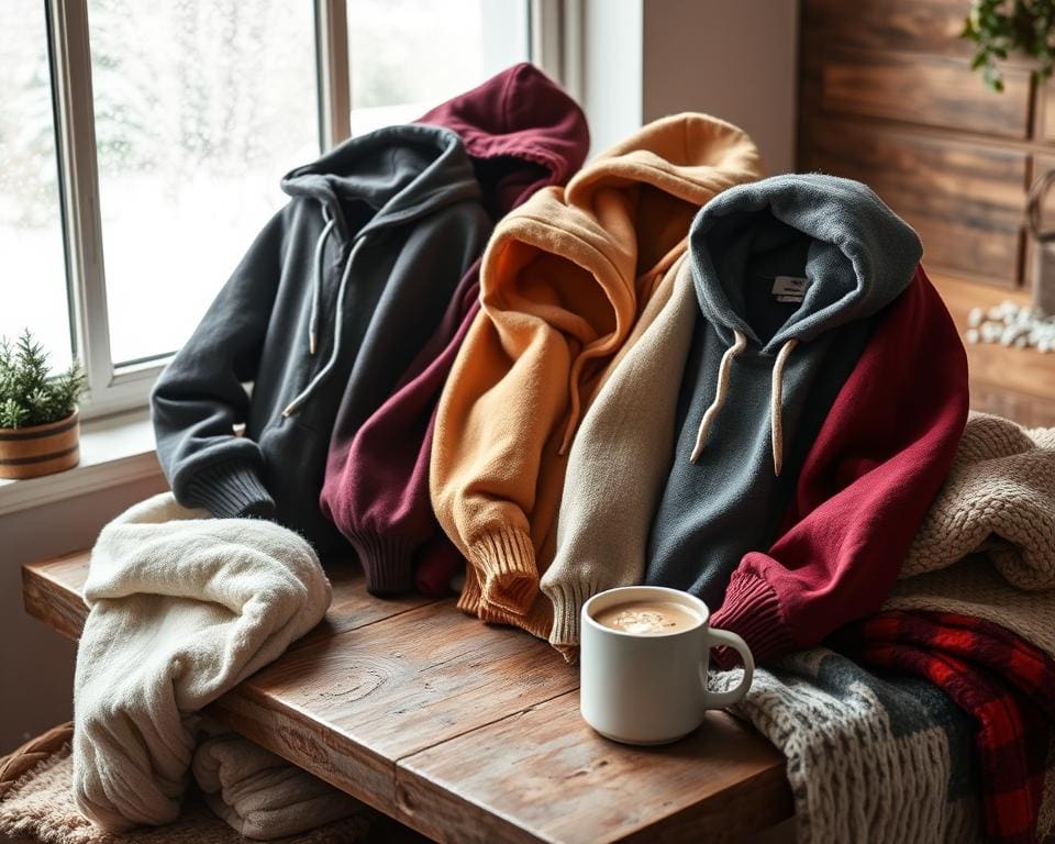 warme hoodies voor comfortabele winterdagen