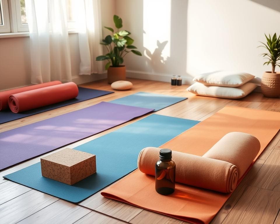 yoga accessoires voor thuispraktijk