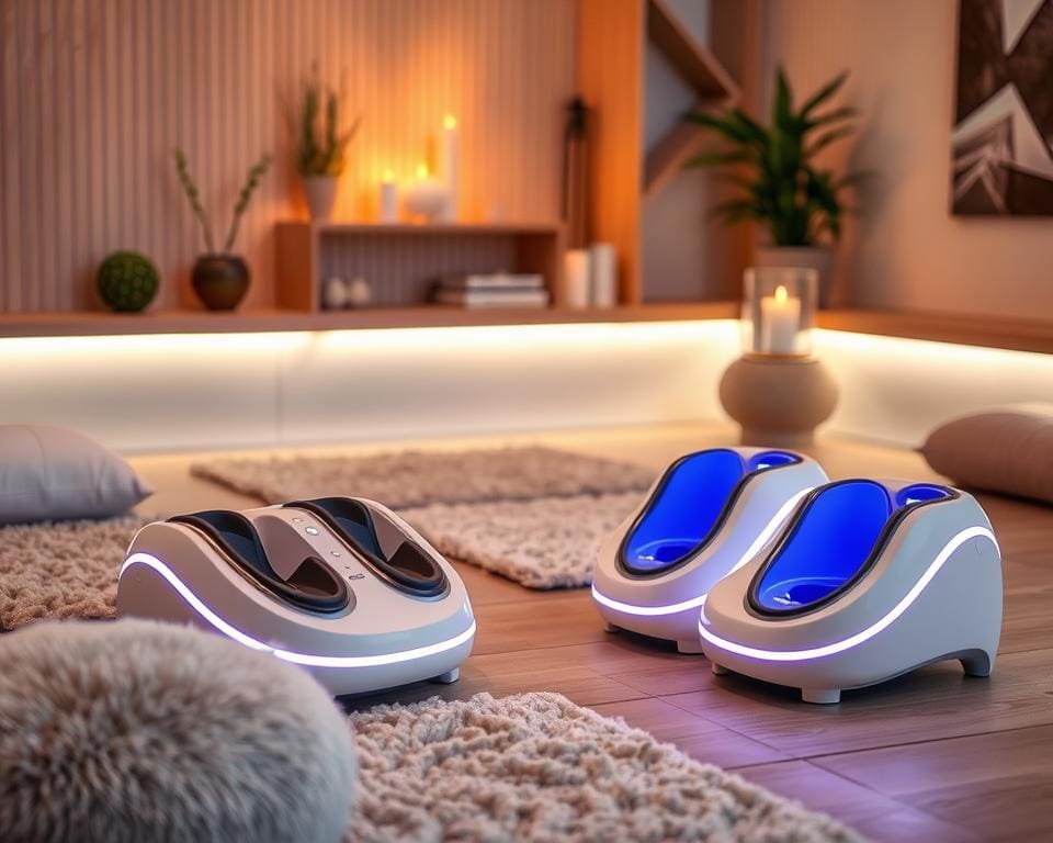 Elektrische voetmassageapparaten voor ontspanning