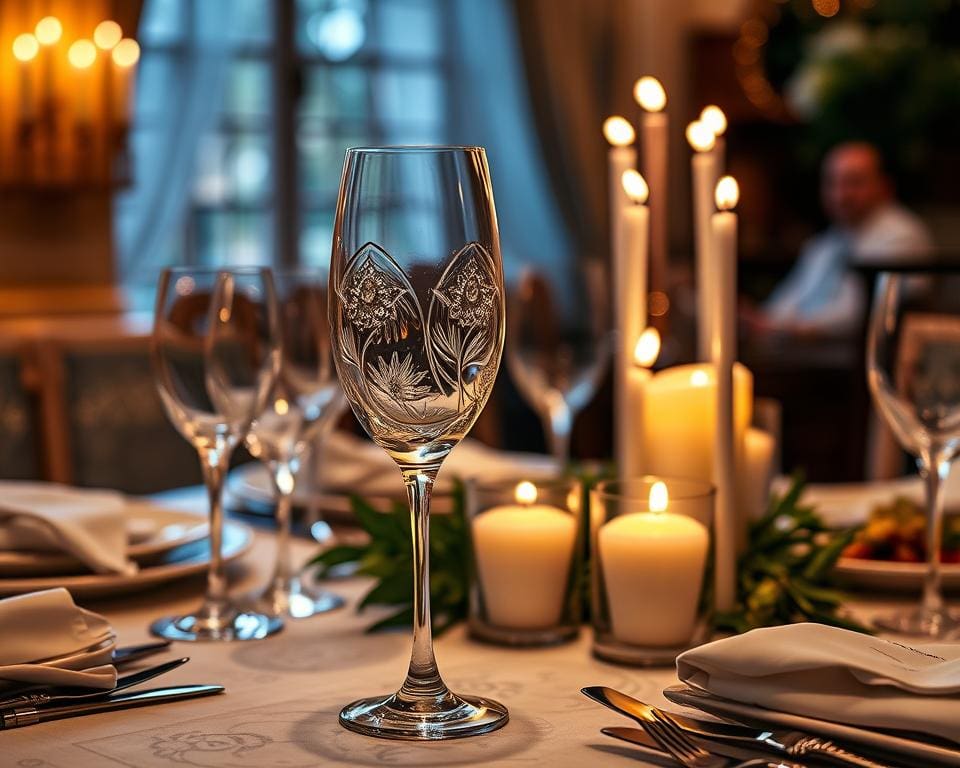 Luxe wijnglazen voor verfijnde diners