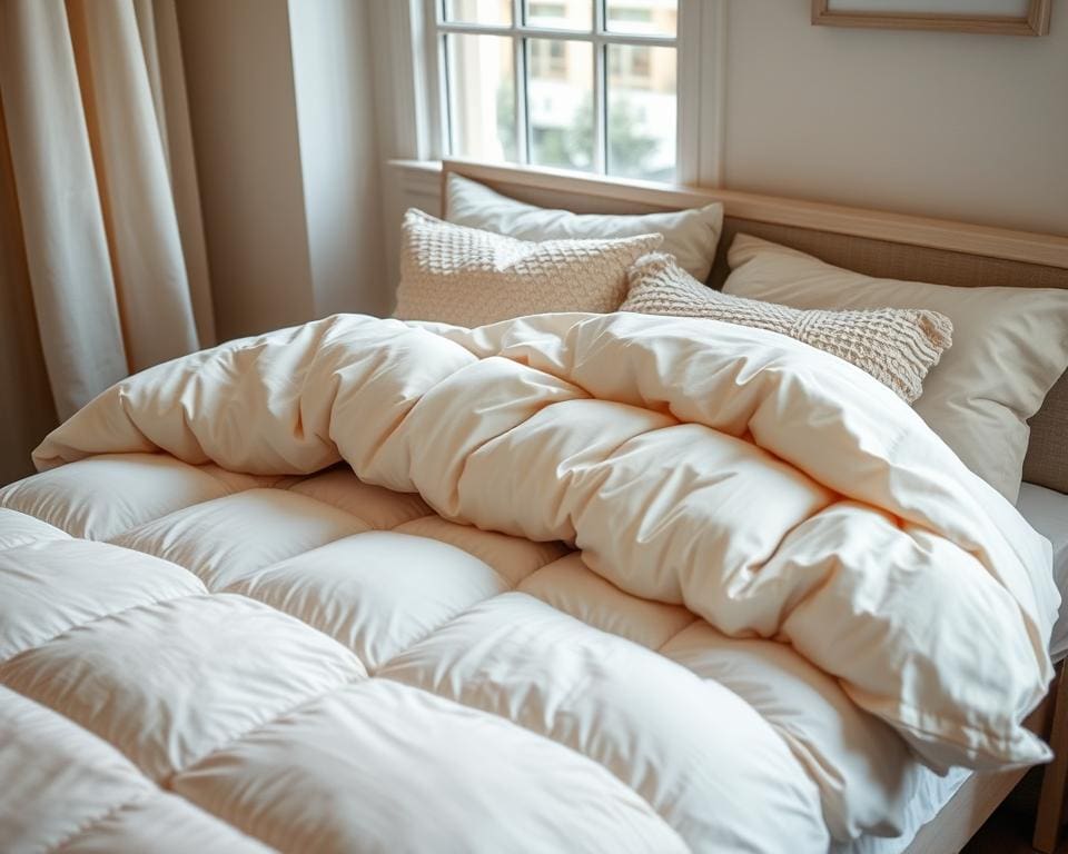 Warme donsdekens voor extra comfort in bed