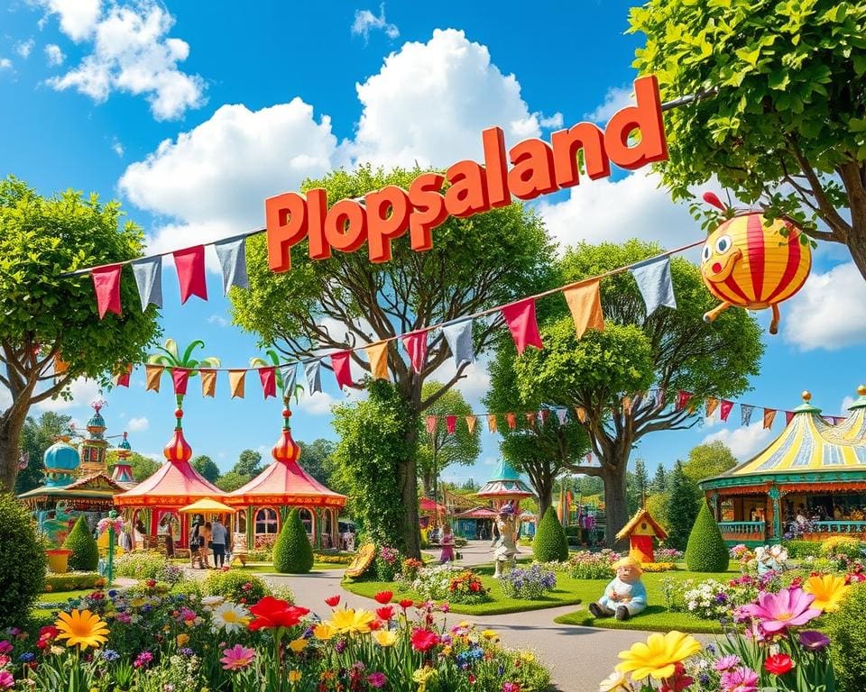 thema's en decoraties in Plopsaland De Panne