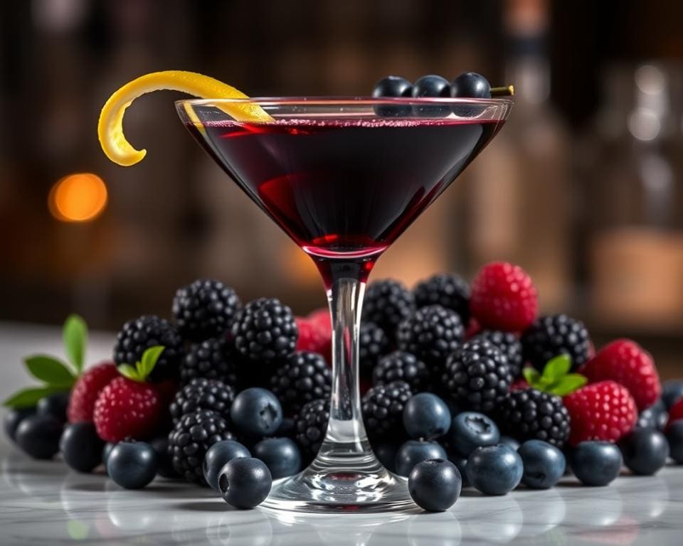 Dark Berry Martini: Een cocktail met diepgang