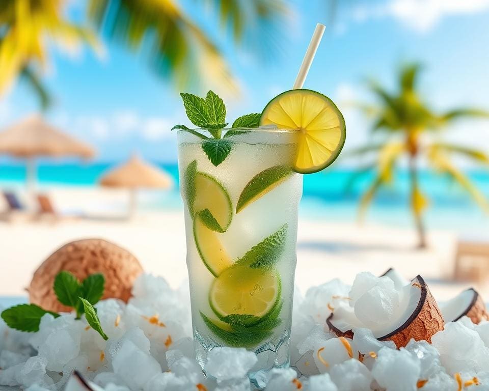Frozen Coconut Mojito: Tropisch en romig