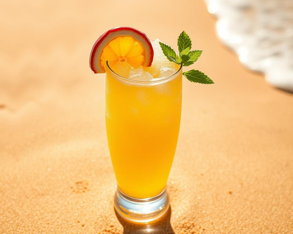 Frozen Passion Fruit Bellini: Elegant en tropisch