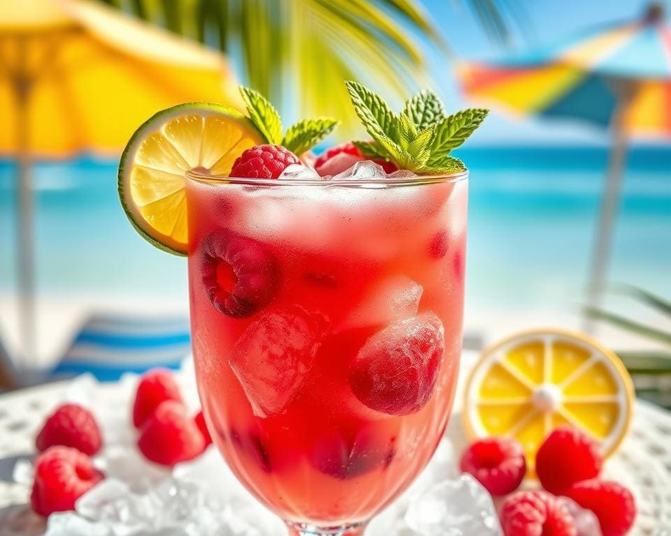 Frozen Raspberry Daiquiri: Fris en kleurrijk