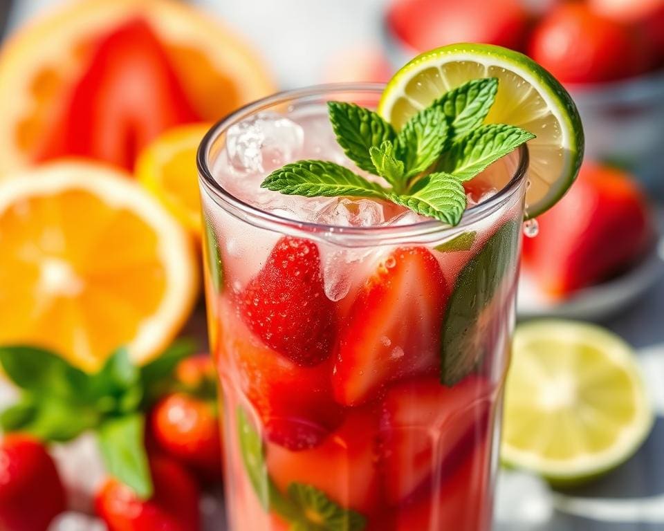Frozen Strawberry Mojito: Een zoete verwennerij