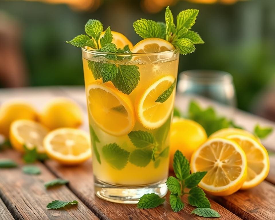 Lemon Mint Punch: Perfect voor zomerse avonden