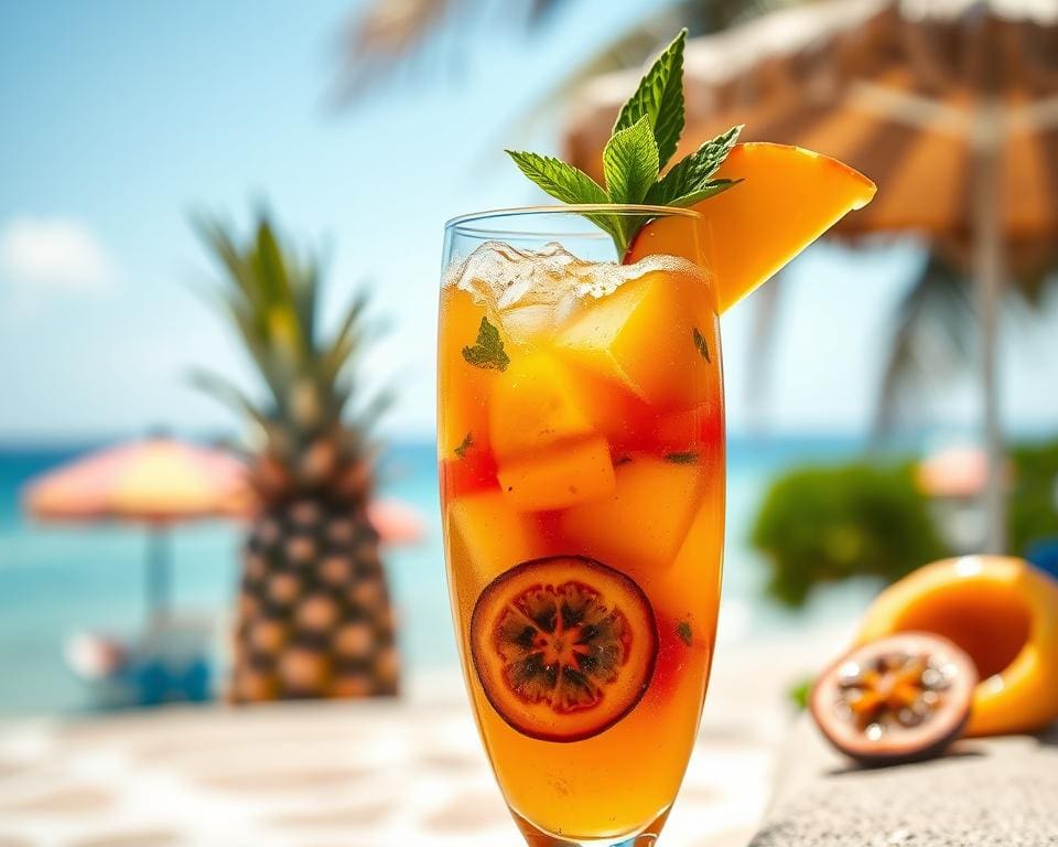 Prosecco Sangria met een tropische twist