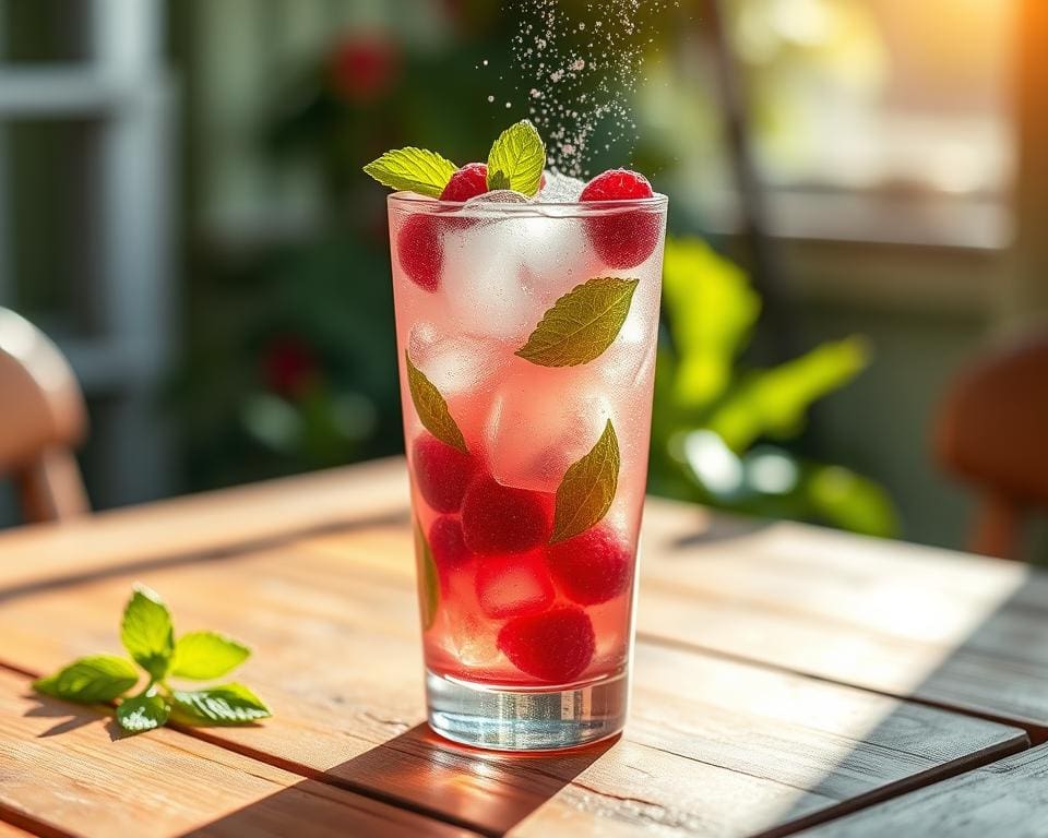 Sparkling Raspberry Cooler: Fris en bruisend