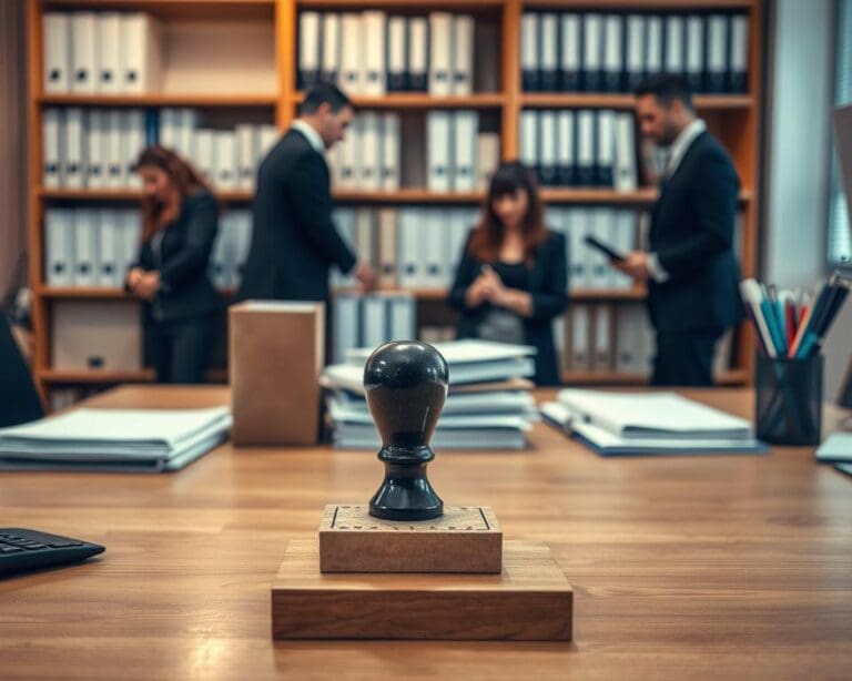 Hoe helpt een stempelset bij administratief werk?