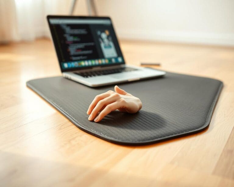 Hoe zorgt een ergonomische werkmat voor minder vermoeidheid?