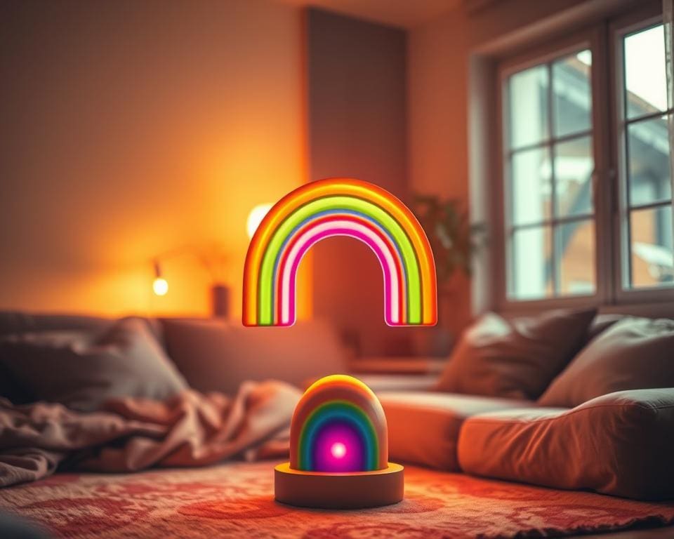 regenbooglamp cadeau