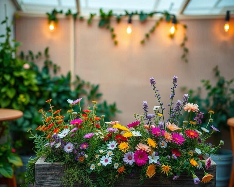Bloemen als sfeermakers in tijdelijke omgevingen