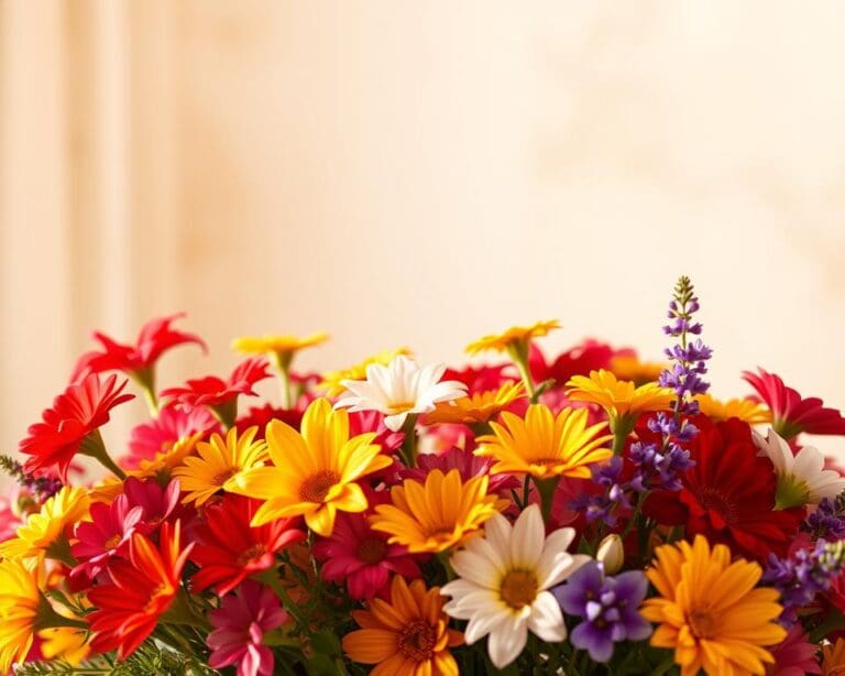 De taal van bloemen in vorm en kleur