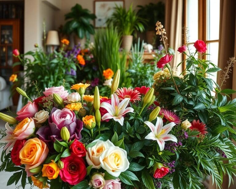 Hoe combineer je bloemen en planten in huis?