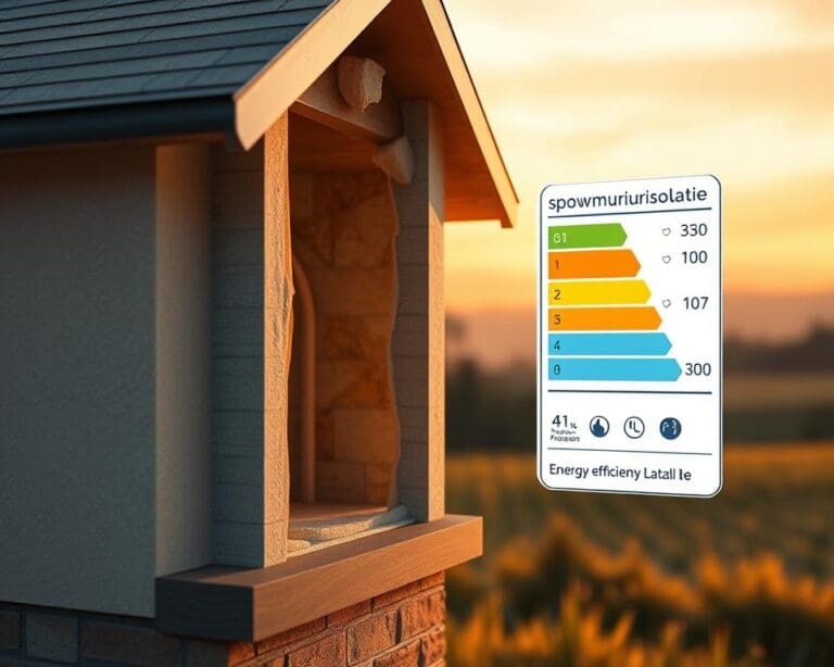 Wat doet spouwmuurisolatie met mijn energielabel?
