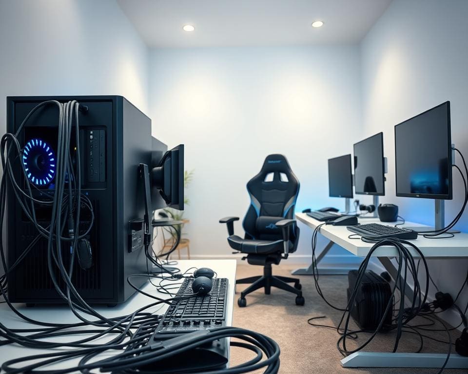 kabelbeheer in gaming omgeving