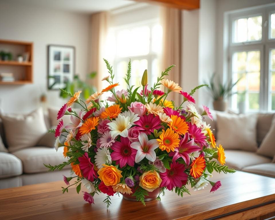 Bloemen zorgen voor instant gezelligheid in huis