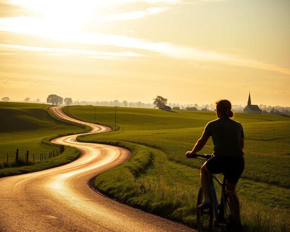 Hoe kalmeert fietsen door de polder je zenuwen?