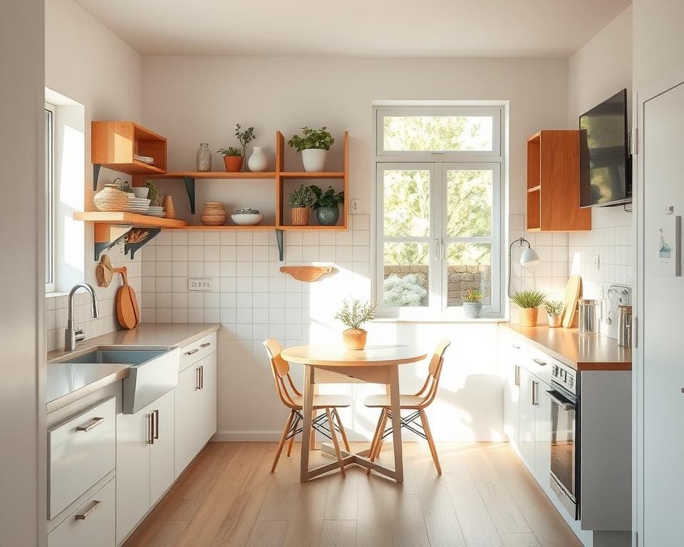 Hoe maak je een kleine keuken gezellig én praktisch?