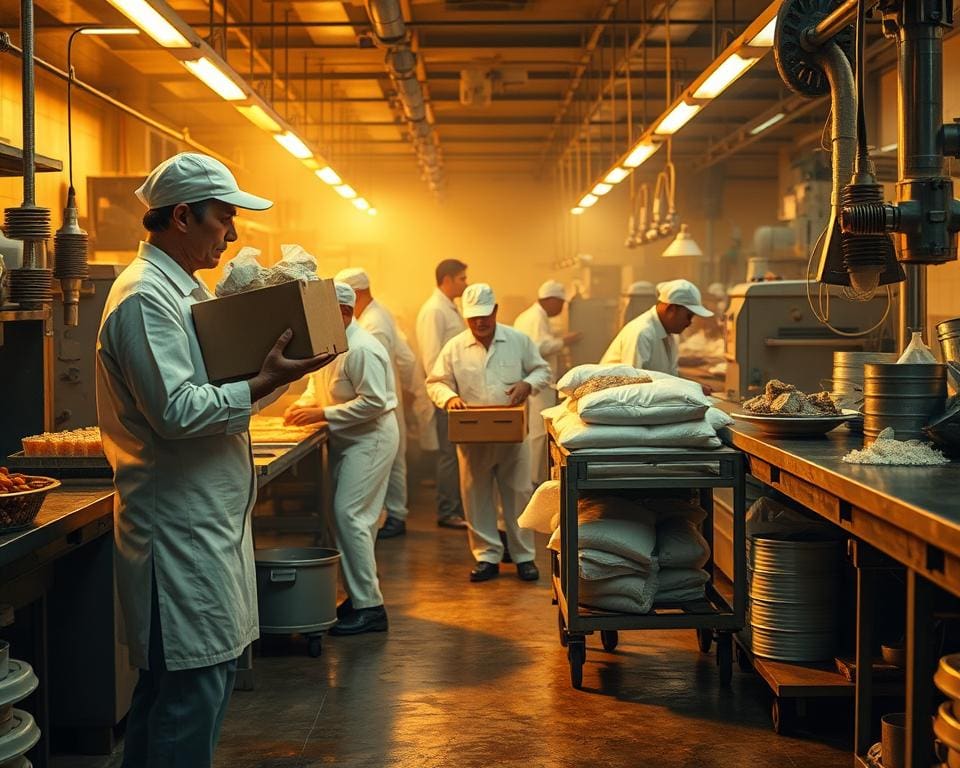 Is het werk in food fysiek zwaar?