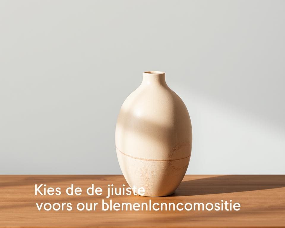 Kies de juiste vaas voor jouw bloemencompositie