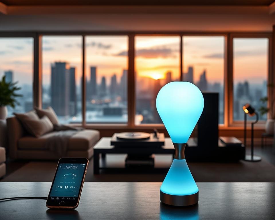 koppelen slimme lampen muziek