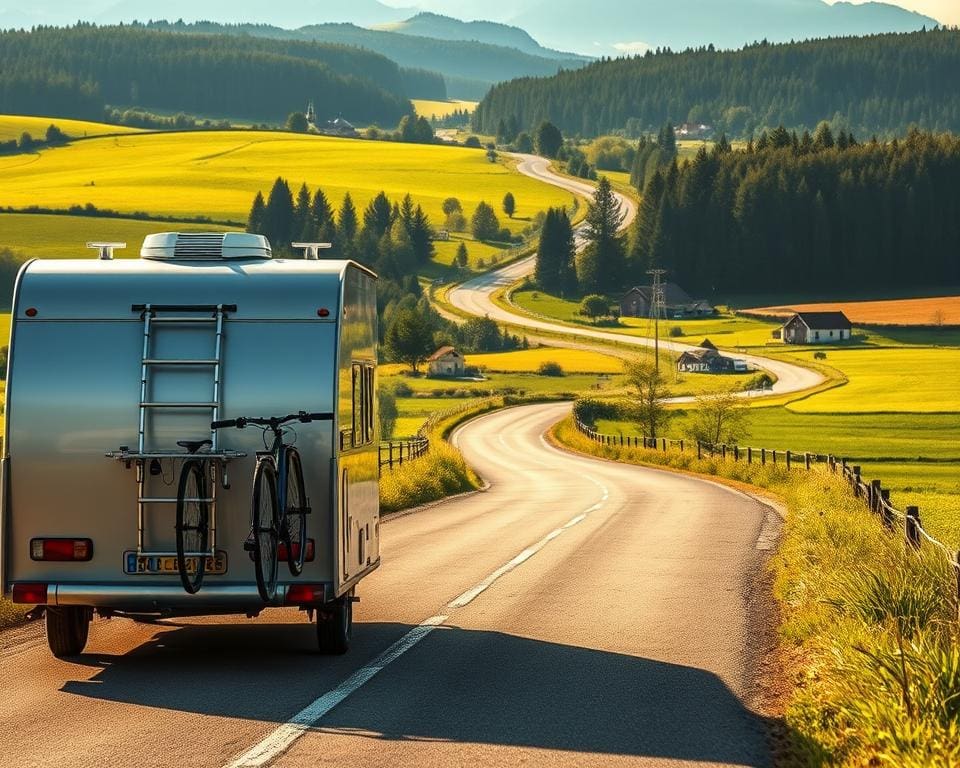 Hoe reis je met een aanhanger-caravan door Duitsland?