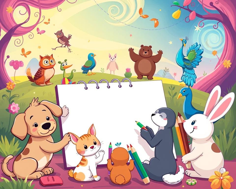 Welke app helpt bij het tekenen van dieren?