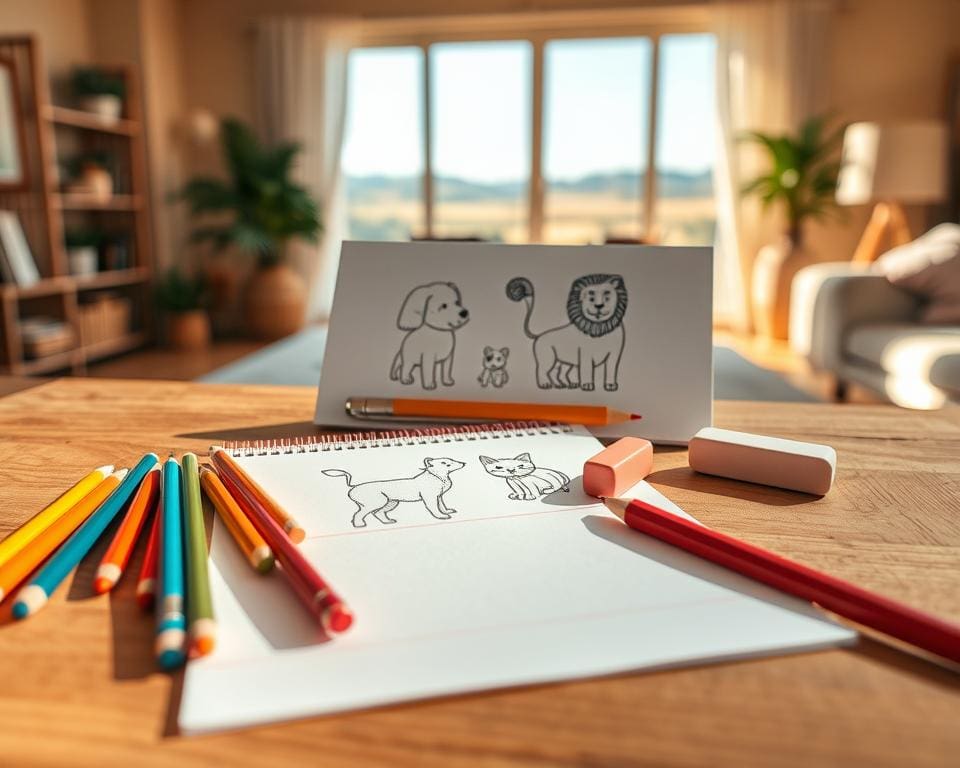 dieren tekenen tips