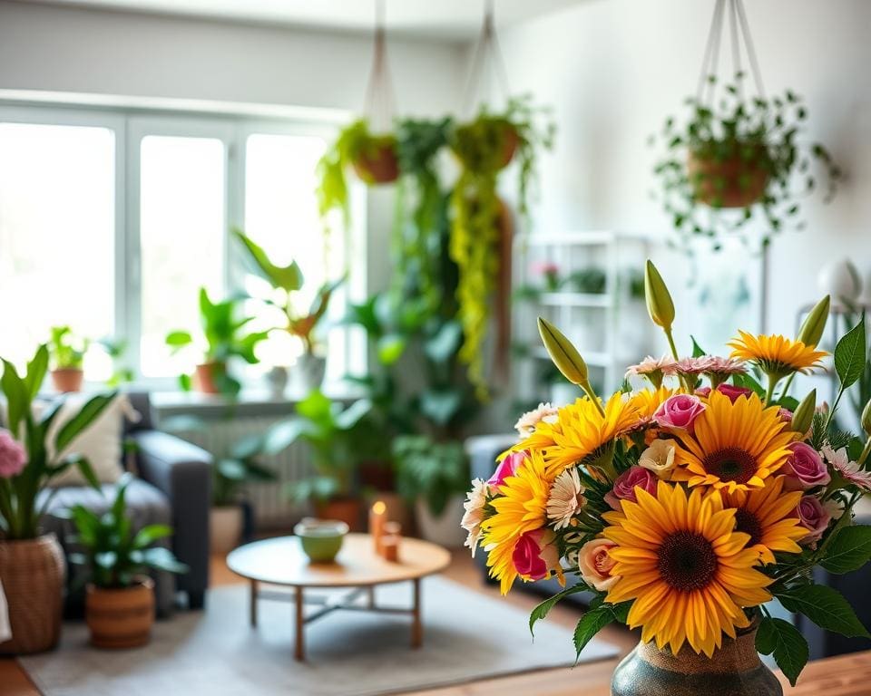 Bloemen en planten die sfeer brengen in huis