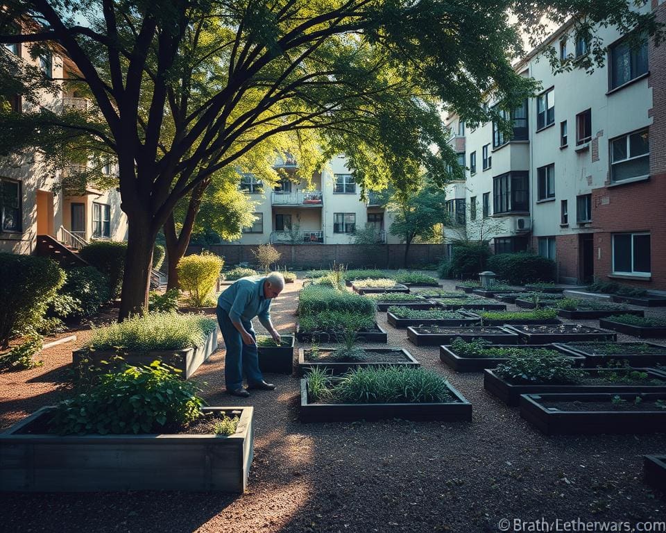 Hoe gaan woningcorporaties om met verouderde tuinen?