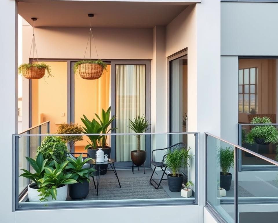 Hoe maak je een balkon aantrekkelijk in een nieuw flatgebouw?