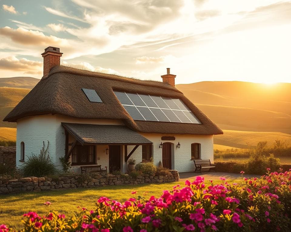 Hoe verwerk je zonnepanelen in landelijke bouwstijlen?