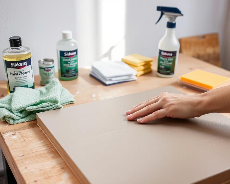 Sikkens verf schoonmaken