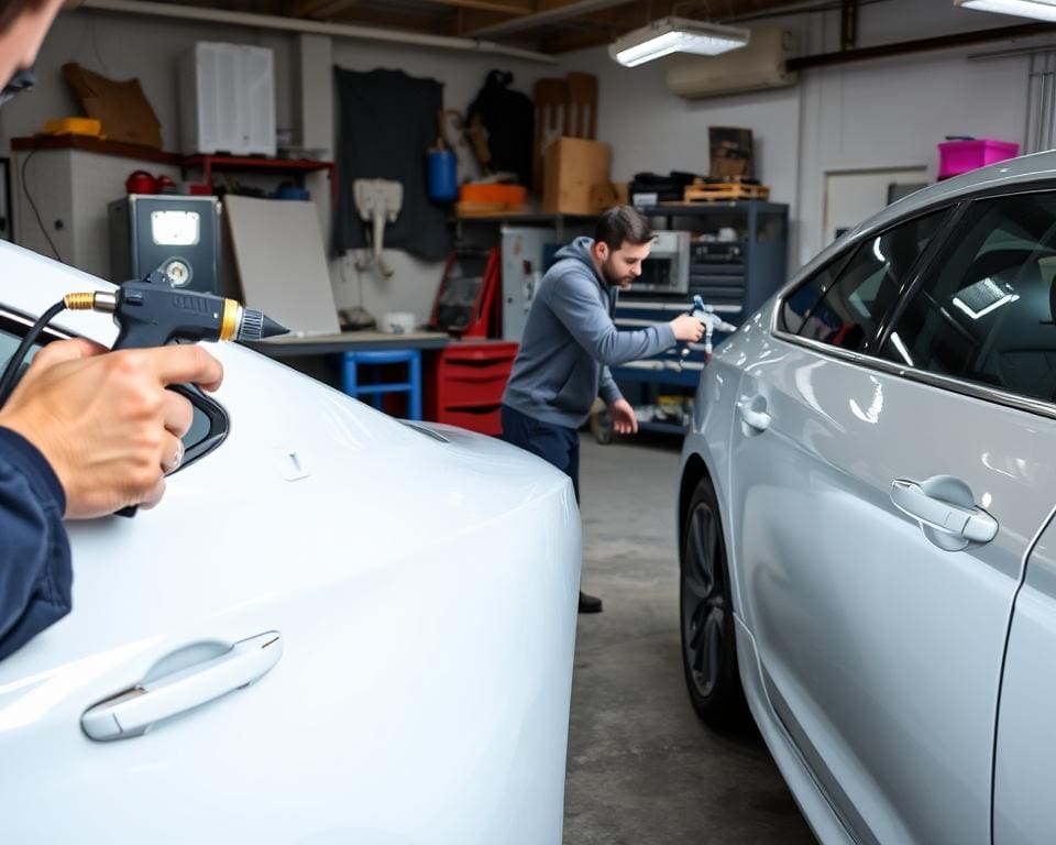 Wat is het verschil tussen spot repair en volledig spuiten?