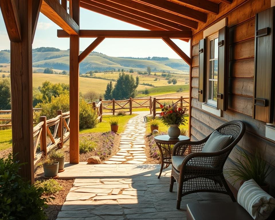 Wat zijn betaalbare opties voor landelijke veranda’s?