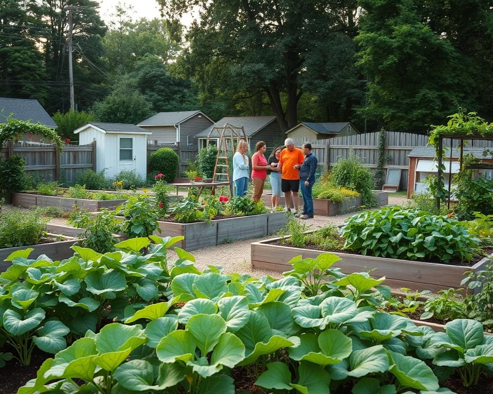 Wat zijn de aandachtspunten bij collectieve achtertuinen?